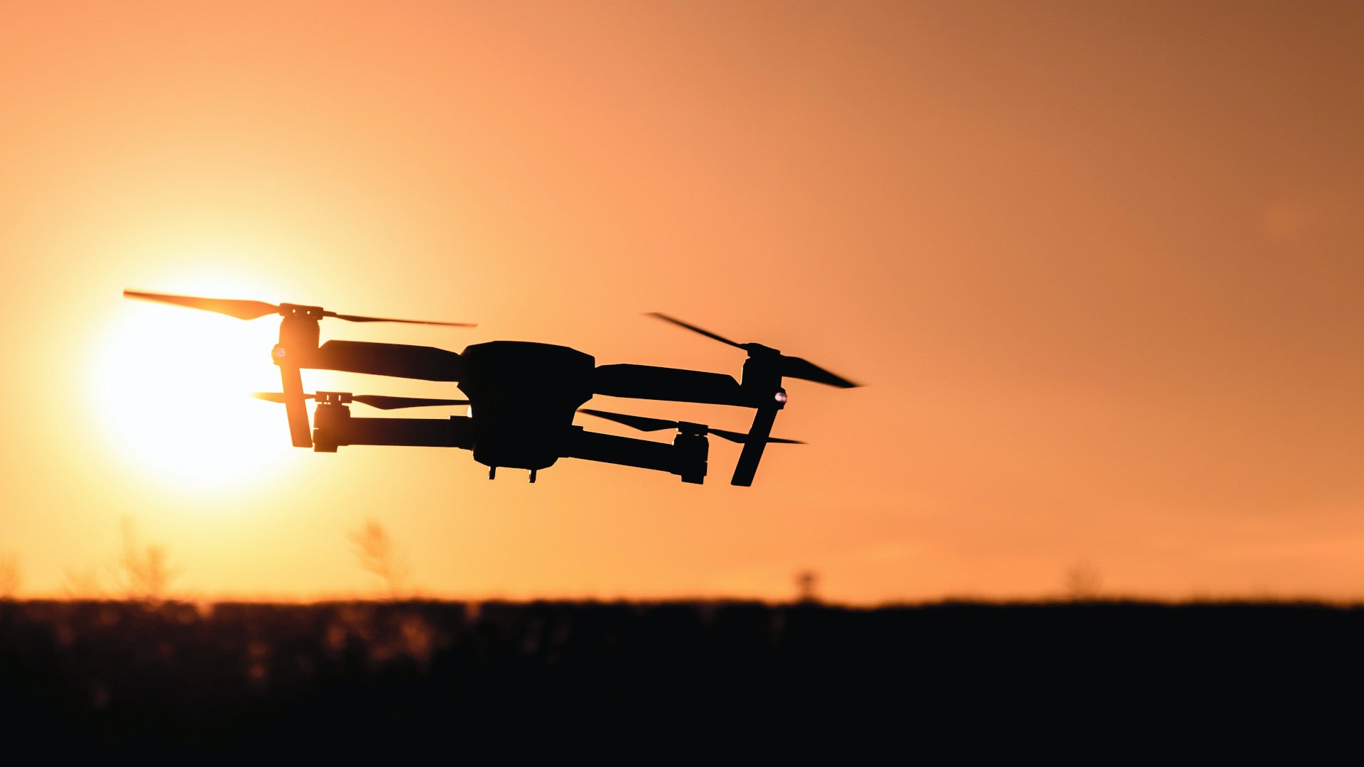 drone UAS in flight